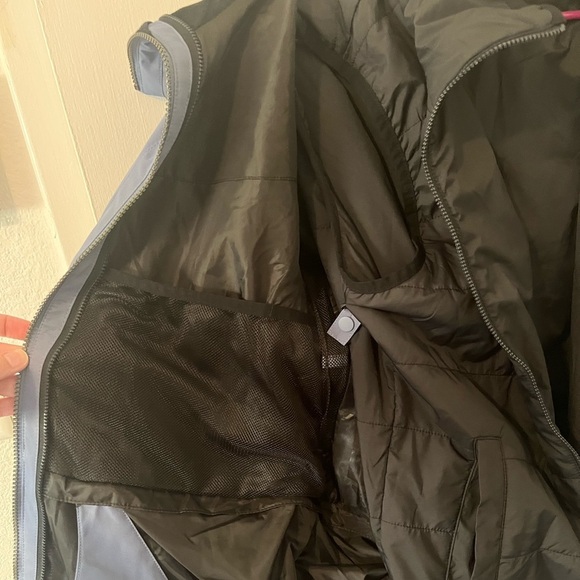 NWT Roxy Women’s Meade 3 in 1 Snow Jacket Ski Small Periwinkle Blue Wild Wind - Picture 13 of 16